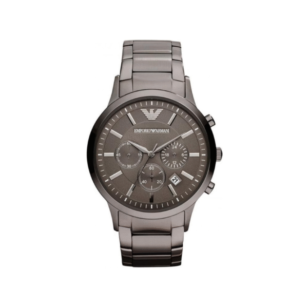 Emporio Armani Men’s Quartz Stainless Steel Brown Dial 43mm Watch AR2454