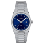 TISSOT PRX Unisex Quartz Swiss Made Silver Stainless Steel Blue Dial 35mm Watch T137.210.11.041.00