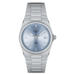 TISSOT PRX Unisex Quartz Swiss Made Silver Stainless Steel Light blue Dial 35mm Watch T137.210.11.351.00