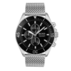 " Hugo Boss Men’s Chronograph Quartz Stainless Steel Black Dial 48mm Watch 1513701"