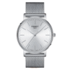 TISSOT Men’s Quartz Swiss-Made Silver Stainless Steel White Dial 40mm Watch T143.410.11.011.00