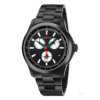Gucci Men’s Swiss Made Quartz Black Stainless Steel Black Dial 44mm Watch YA126268