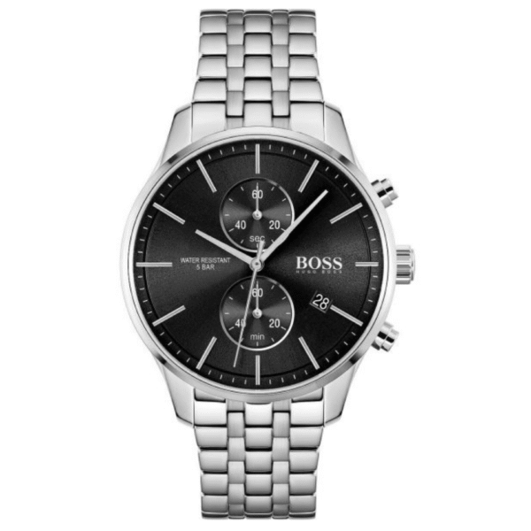 Hugo Boss Men’s Quartz Stainless Steel Black Dial 42mm Watch 1513869