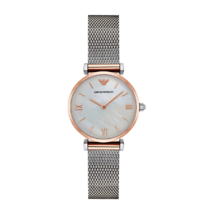 Emporio Armani Women’s Analog Stainless Steel Mother of pearl Dial 32mm Watch AR2067