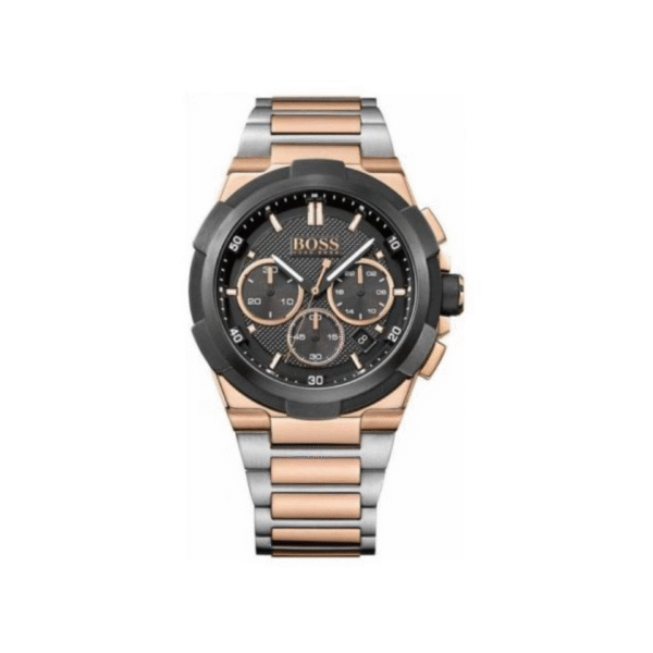 Hugo Boss Men’s Stainless Steel Black Dial 46mm Watch 1513358