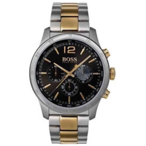 Hugo Boss Men’s Chronograph Quartz Stainless Steel Black Dial 44mm Watch 1513529