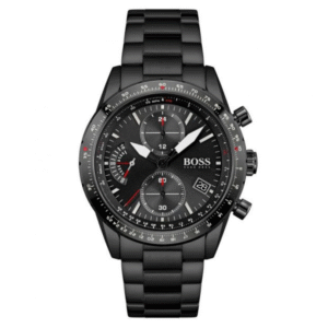 Hugo Boss Men’s Quartz Stainless Steel Black Dial 44mm Watch 1513854