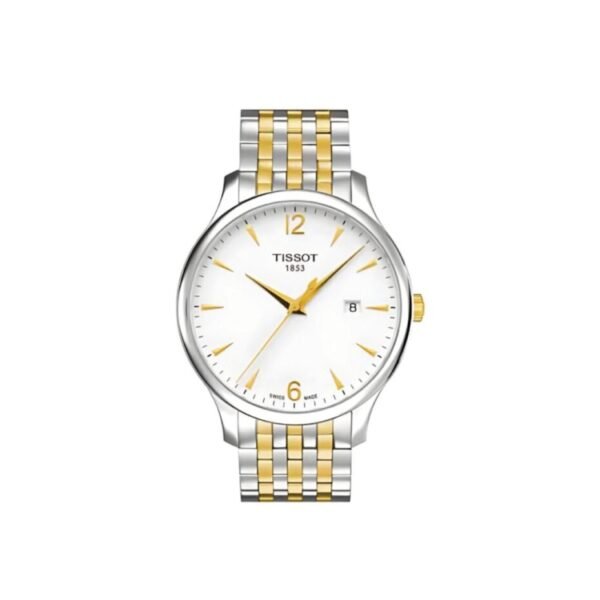 TISSOT Men’s Quartz Swiss Made Stainless Steel White Dial 42mm Watch T063.610.22.037.00