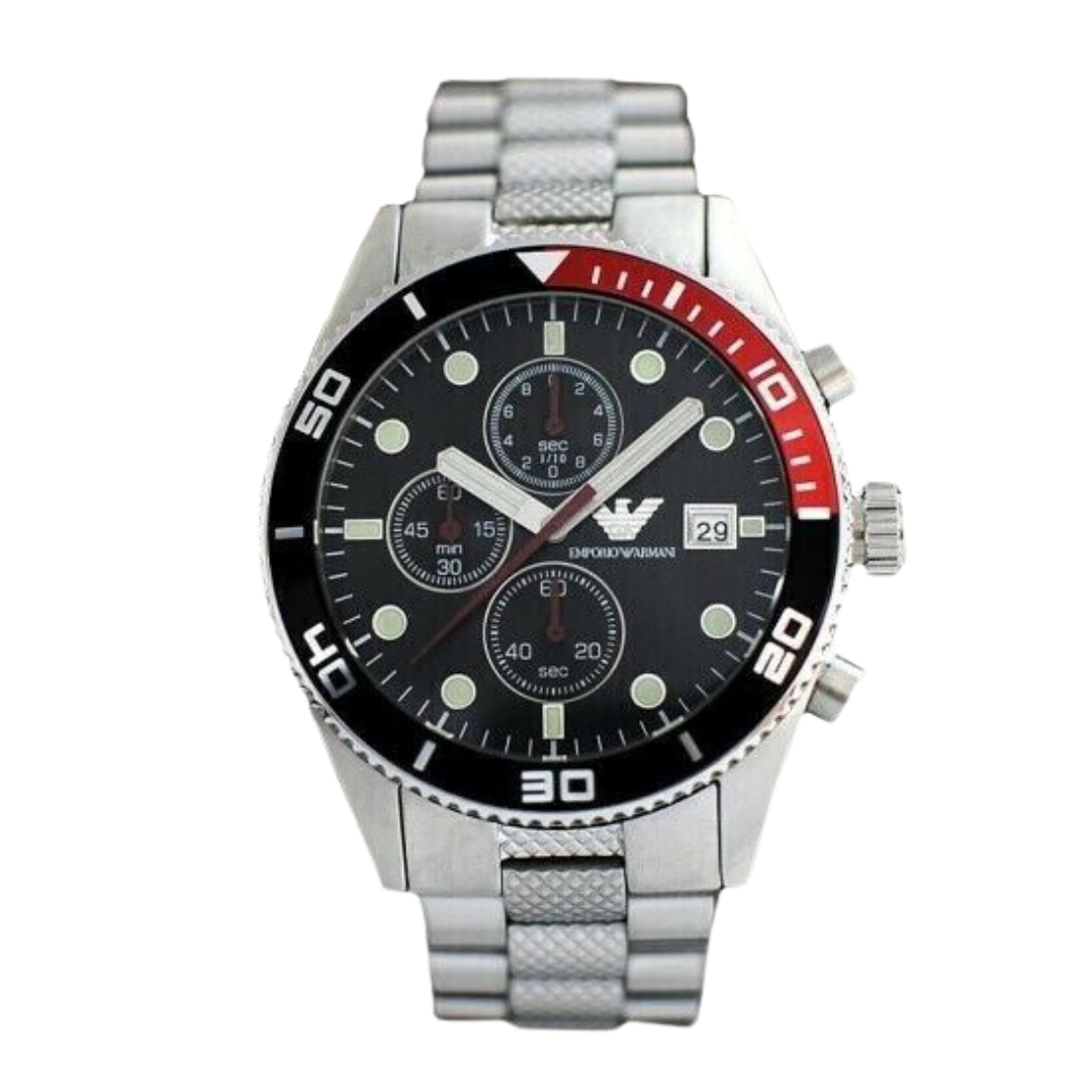 Emporio Armani Men’s Chronograph Quartz Stainless Steel Case 42mm Watch AR5855